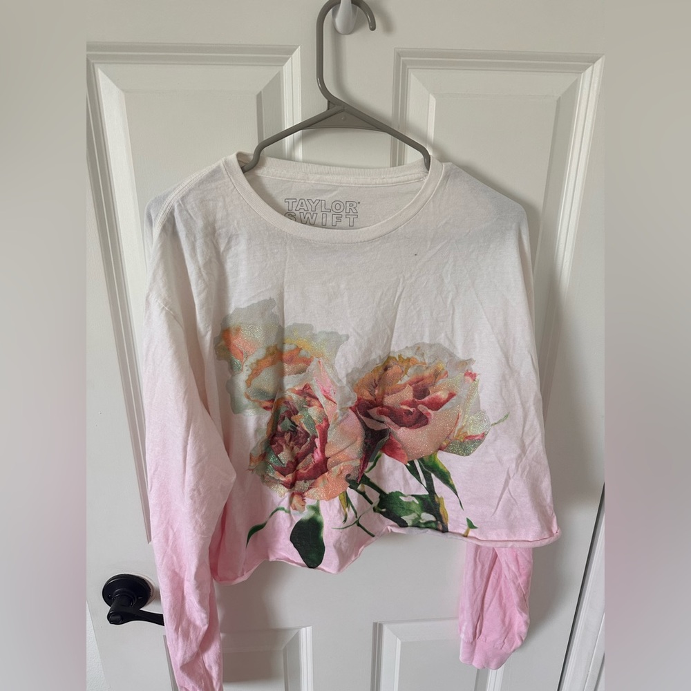 Taylor Swift Lover cropped long sleeve